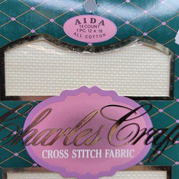 Aida 14 Count Lot of 7 Cross Stitch Fabric Cotton Asst Colors 12 x 18 Each - Picture 8 of 11